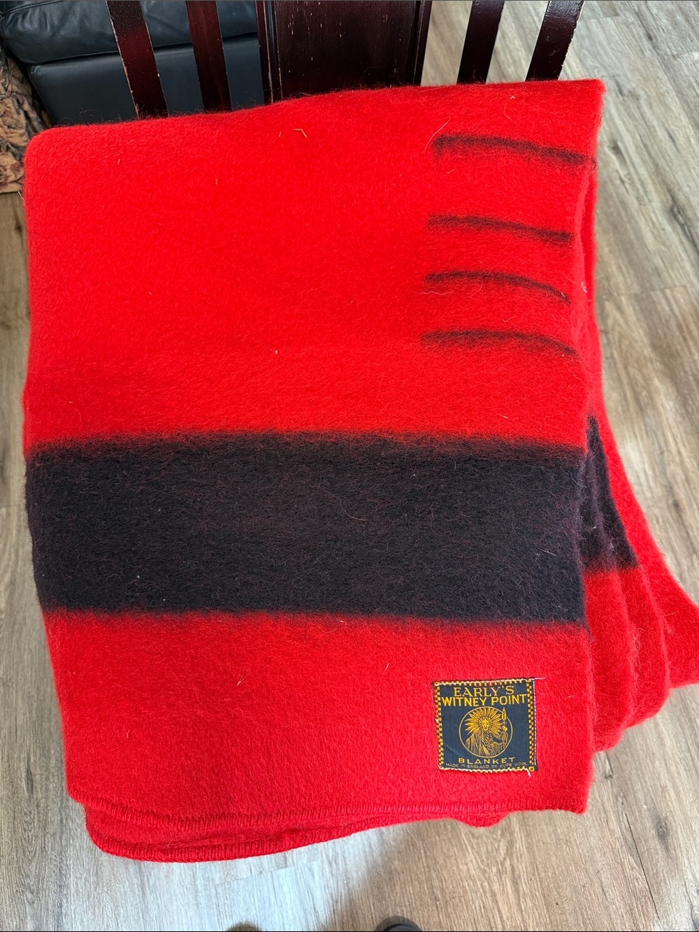 Early’s Witney Point wool queen sized blanket